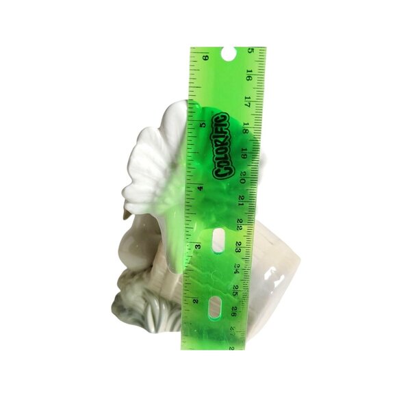 Vintage Porcelain Turtle Dove Figurine White Love Birds Sculpture Valencia Spain - Picture 10 of 13